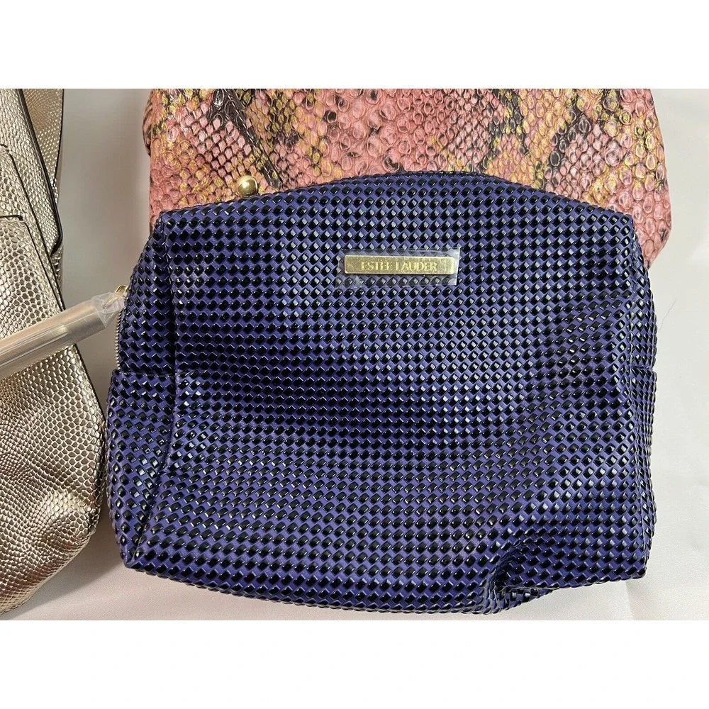 Lot Of 7 Estée Lauder Zippered Cosmetics Bag‎